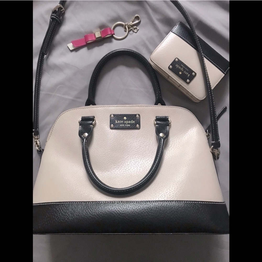 Kate Spade purse, wallet and key chain